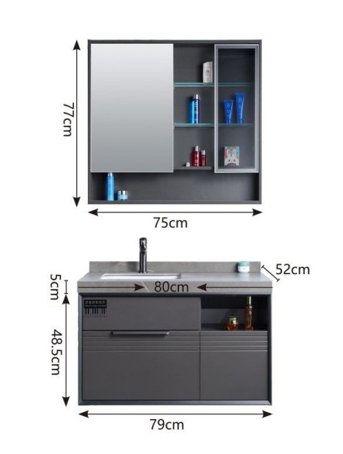 Bathroom Cabinet 991-80